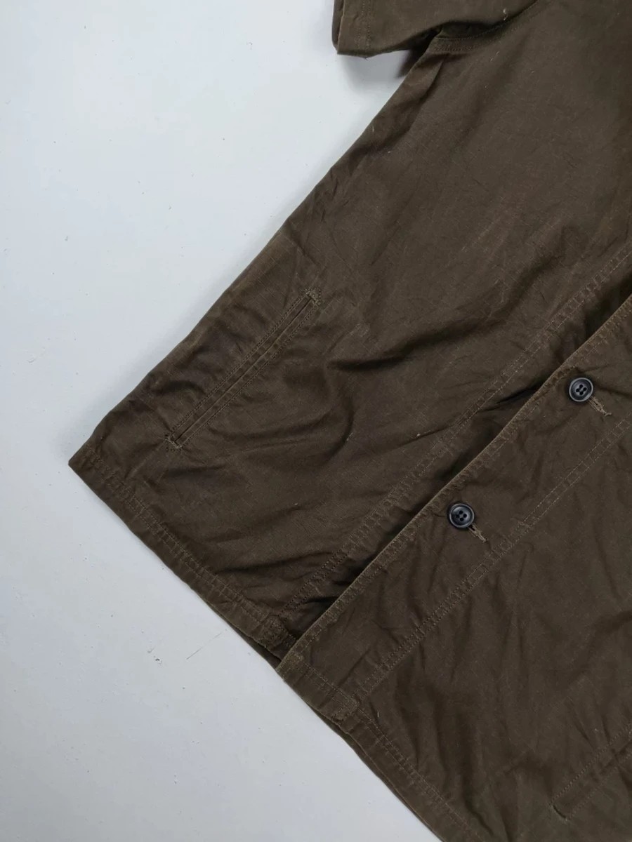 Japanese Brand - Lazy Hazy Planet Japan Button Ups Worker Shirt Outerwear - 5