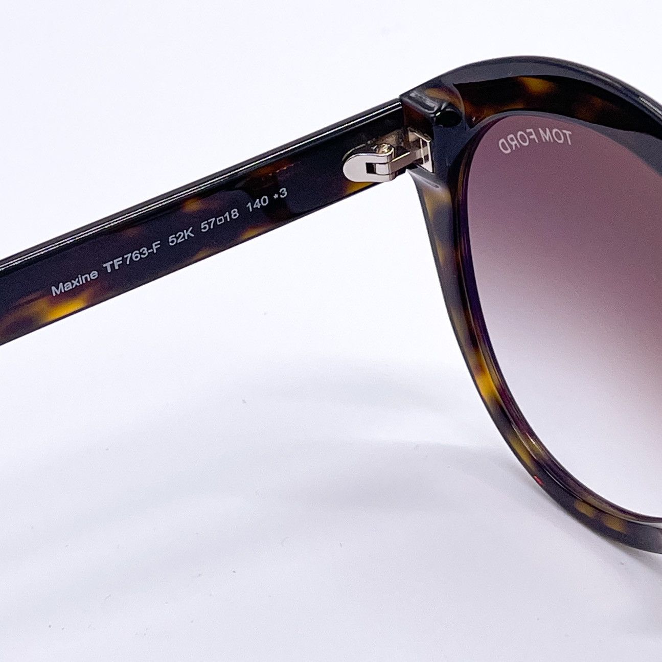 NEW TOM FORD MAXINE TF763-F 52K WOMEN’S SUNGLASSES TF763 52K - 9