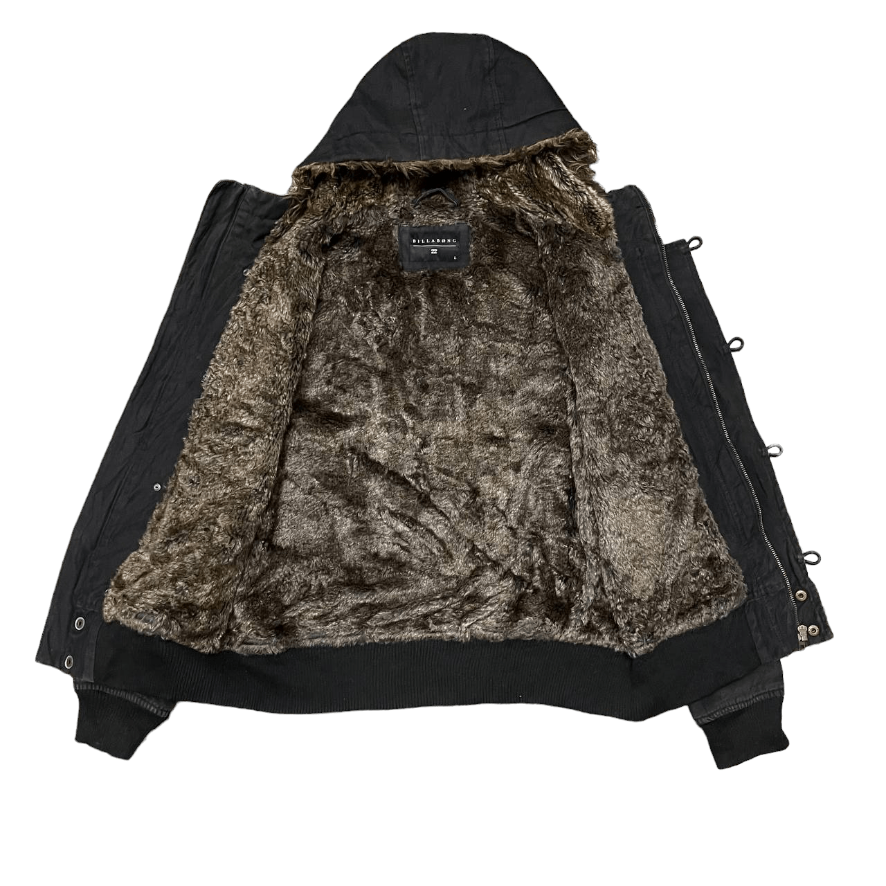 Vintage Billabong Military Style Hooded Jacket - 7