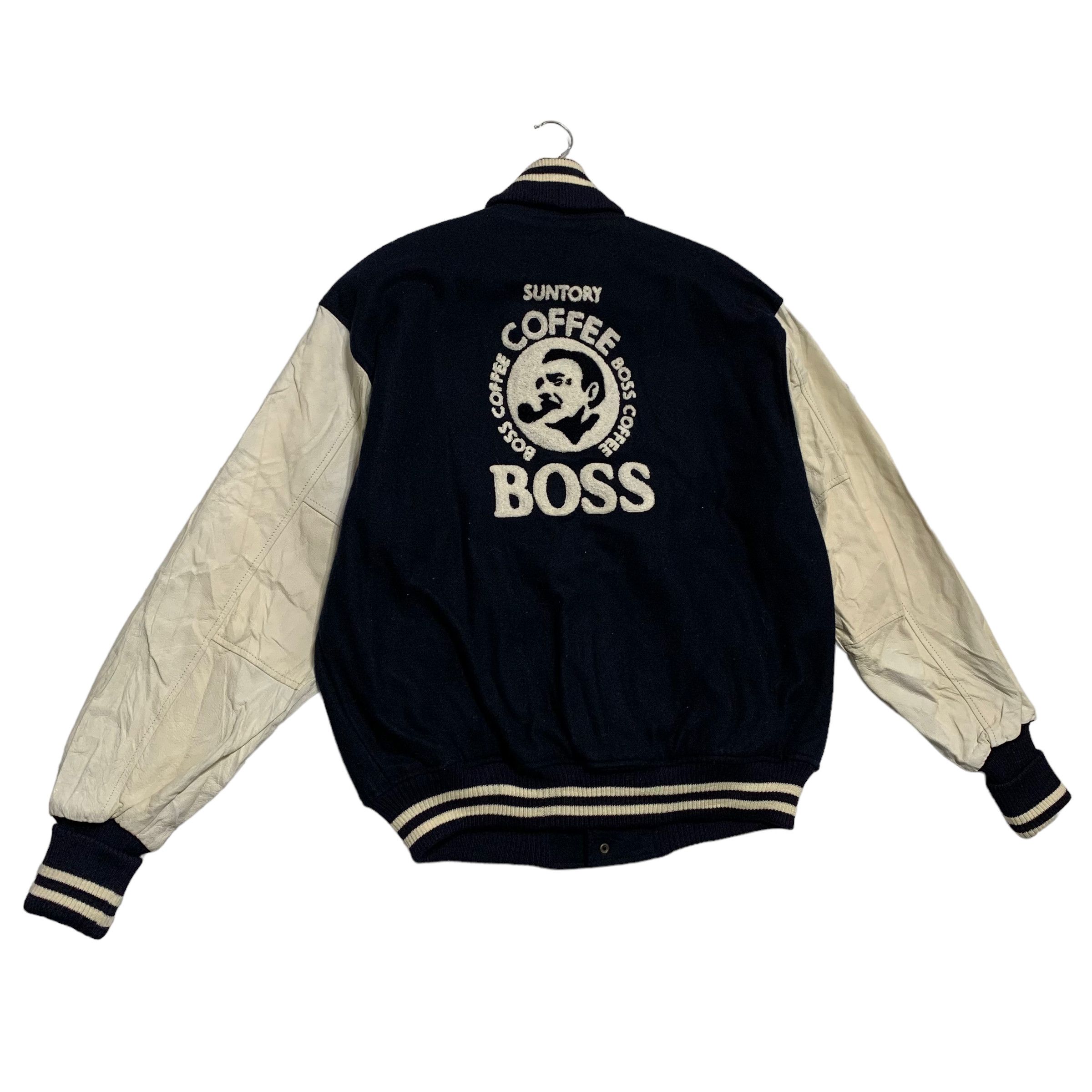 Vintage Suntory Boss Coffee Varsity Jacket - 6