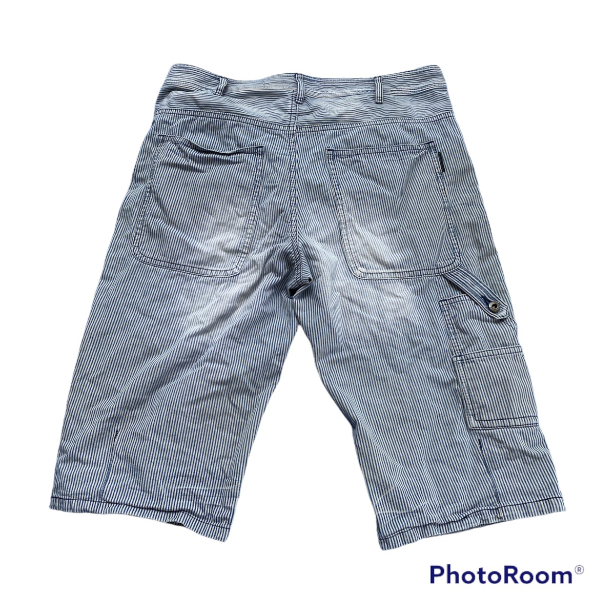 Archive neil barret stripes streetwear hype shorts - 1
