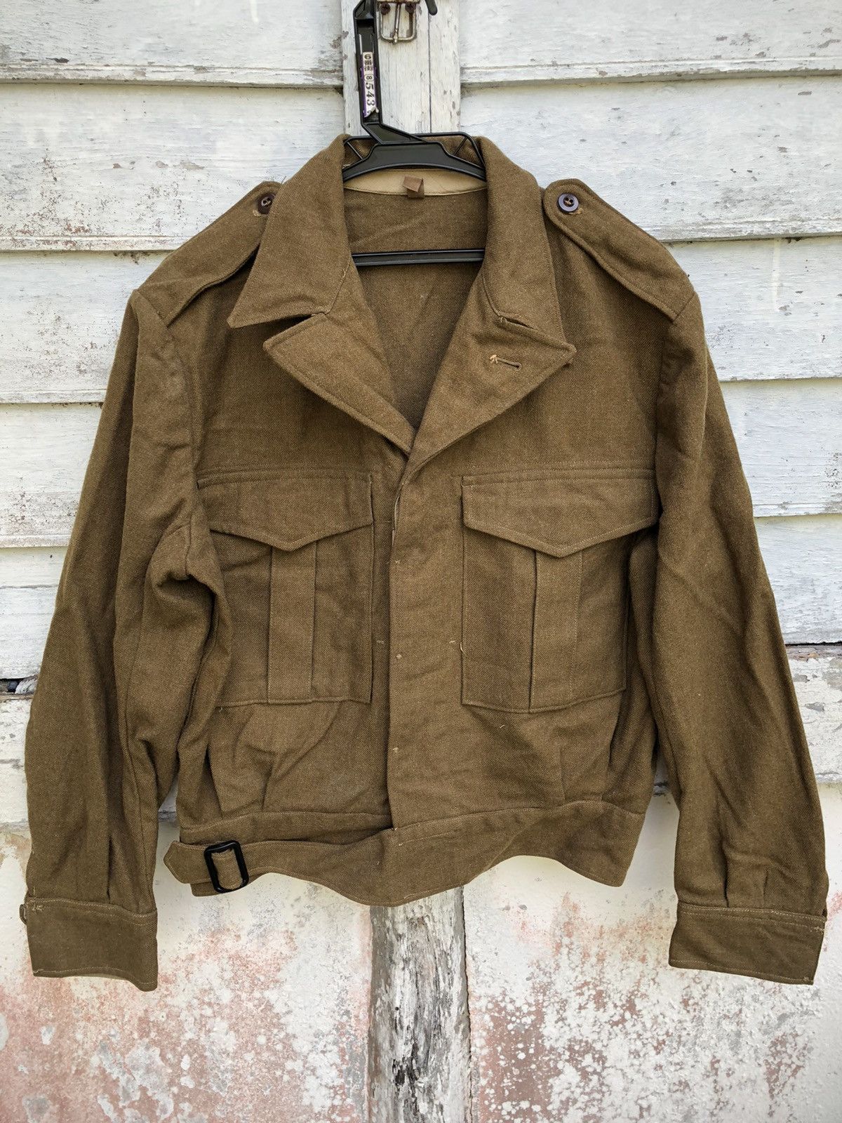 Vintage J.Smith & Sons 1952 Military Cropped Jacket Size 13 - 1