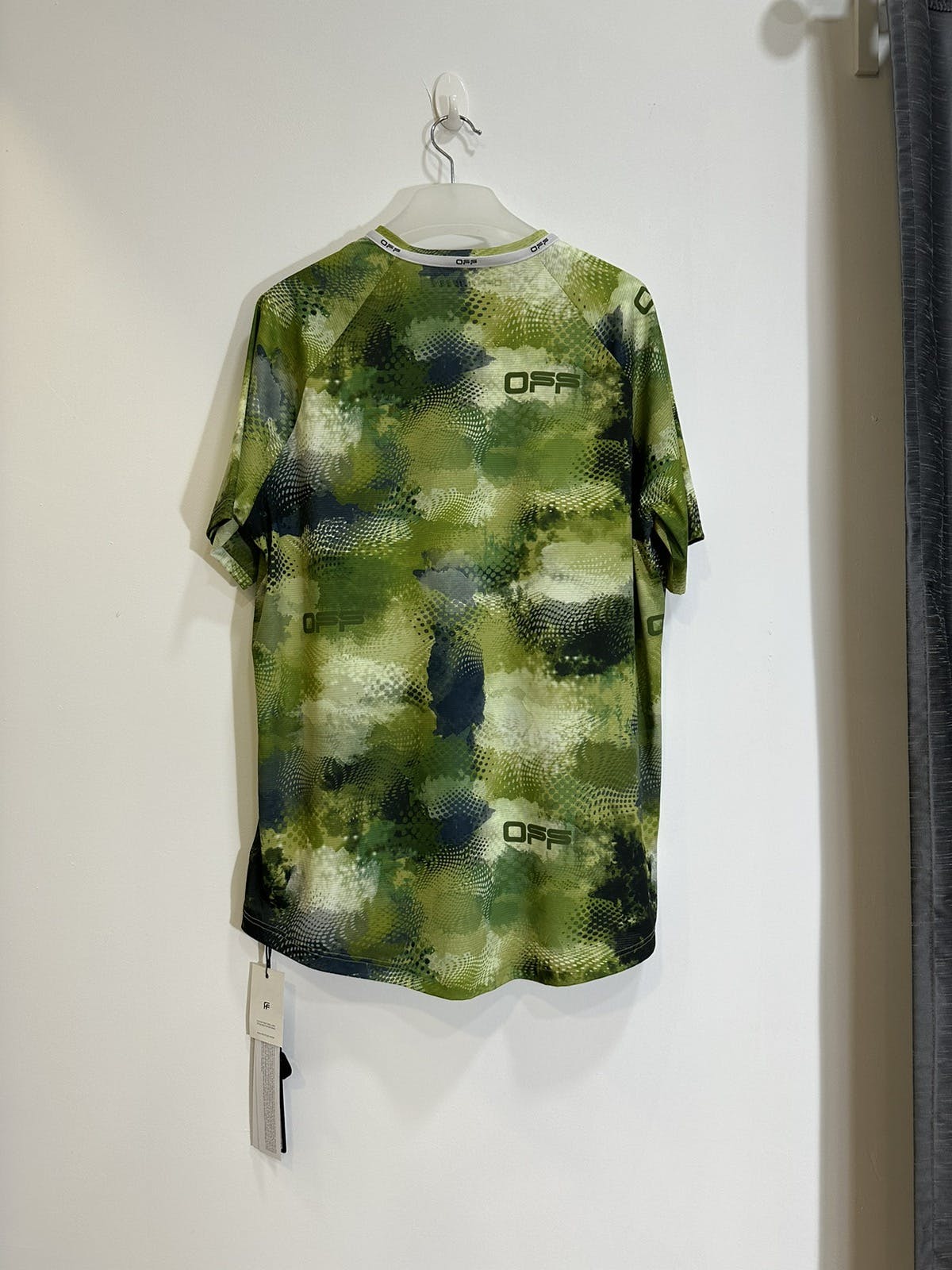 Off White Active Camo Print Jersey - 7