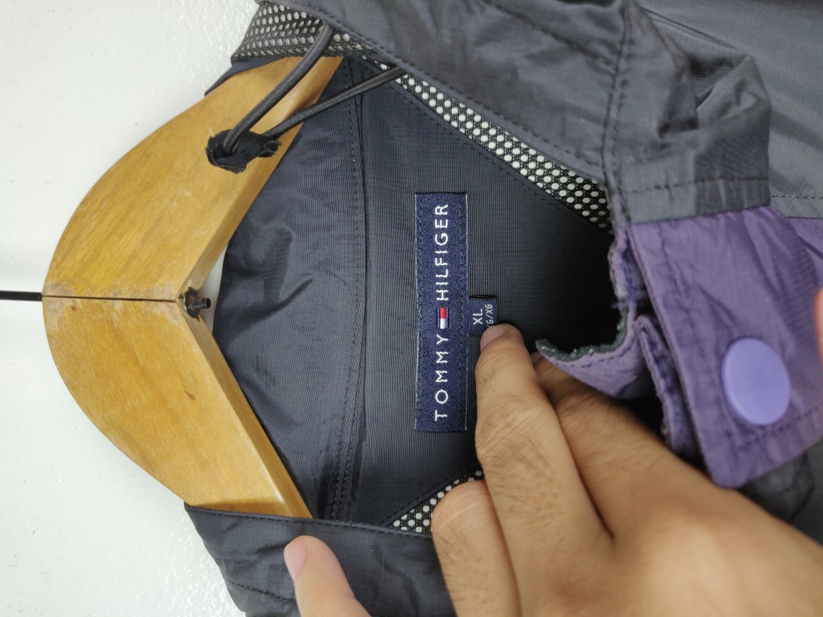 Purple - Two Tone Windbreaker Sweater Jacket - 4