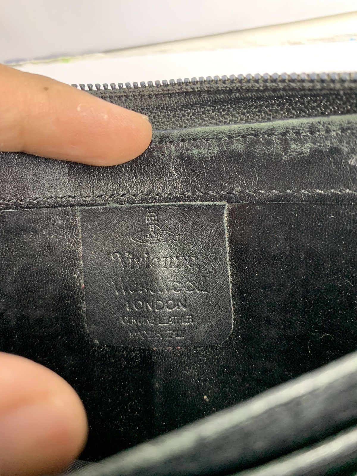 Rare ‼️ Viviene Westwood SnakeSkin Leather Purse Wallet - 6