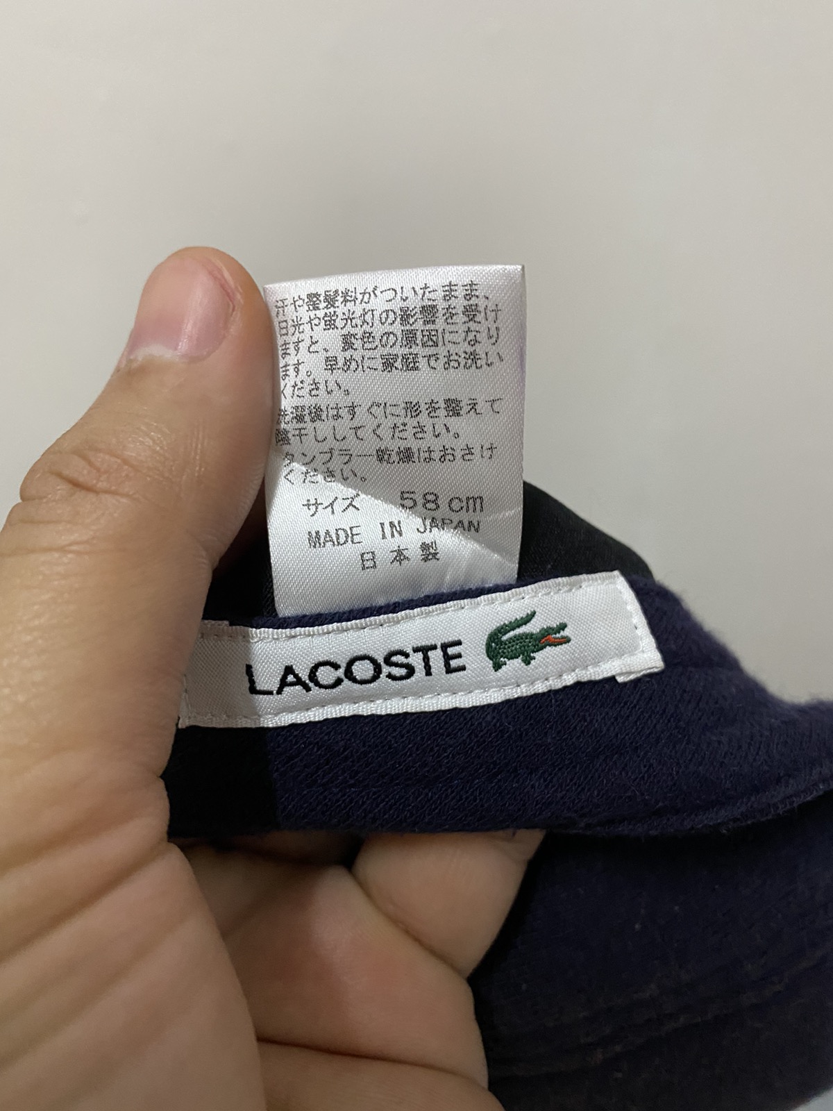 Lacoste Vintage Big Logo Made in Japan - 6