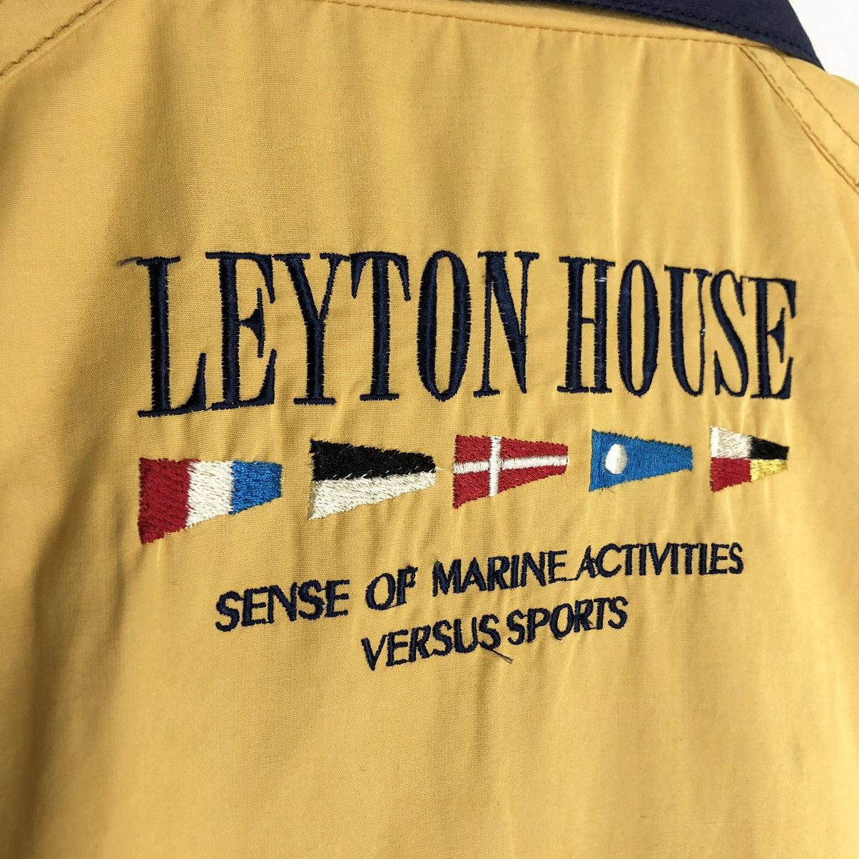Vintage - Leyton House Marine Jacket Yellow - 13