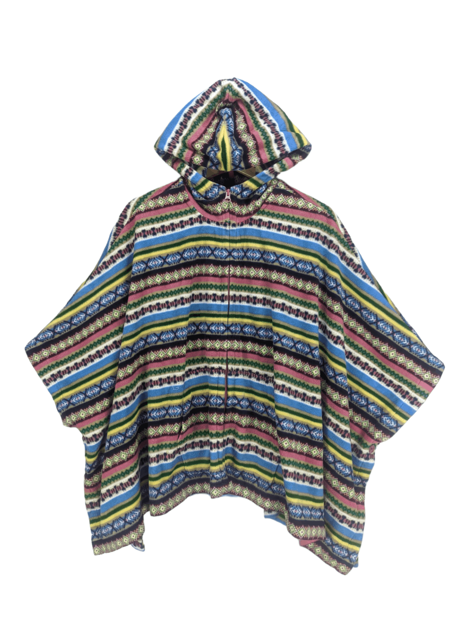 Steals🔥Uniqlo Poncho Hooded Navajo Patterned - 7