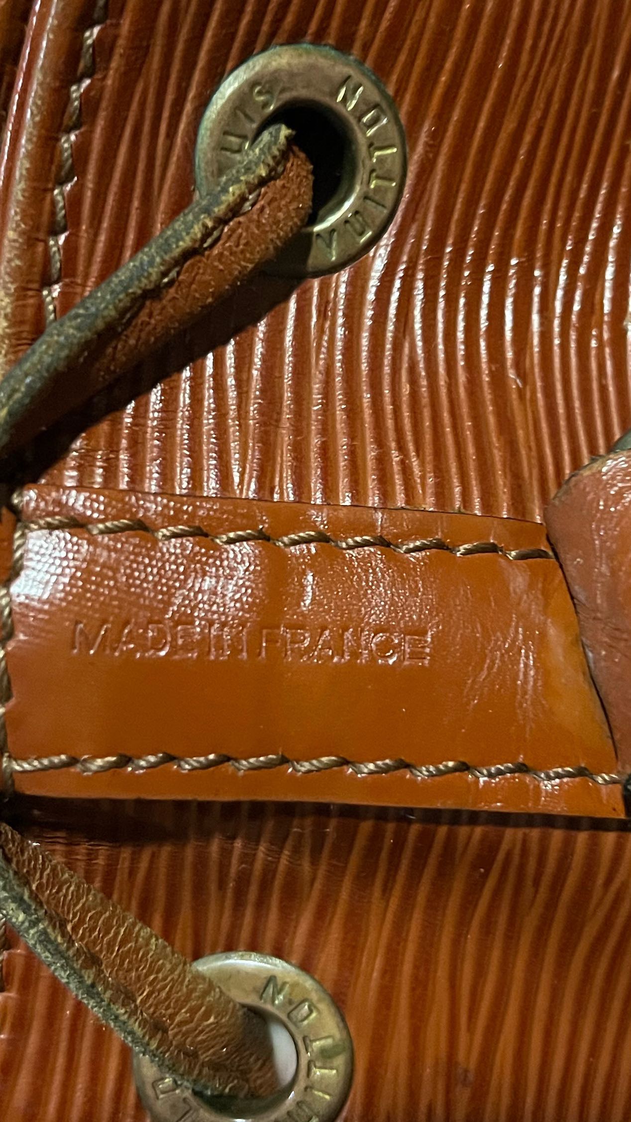 Authentic LOUIS VUITTON Noe Large Brown Kenyan Fawn Epi Leather - 8