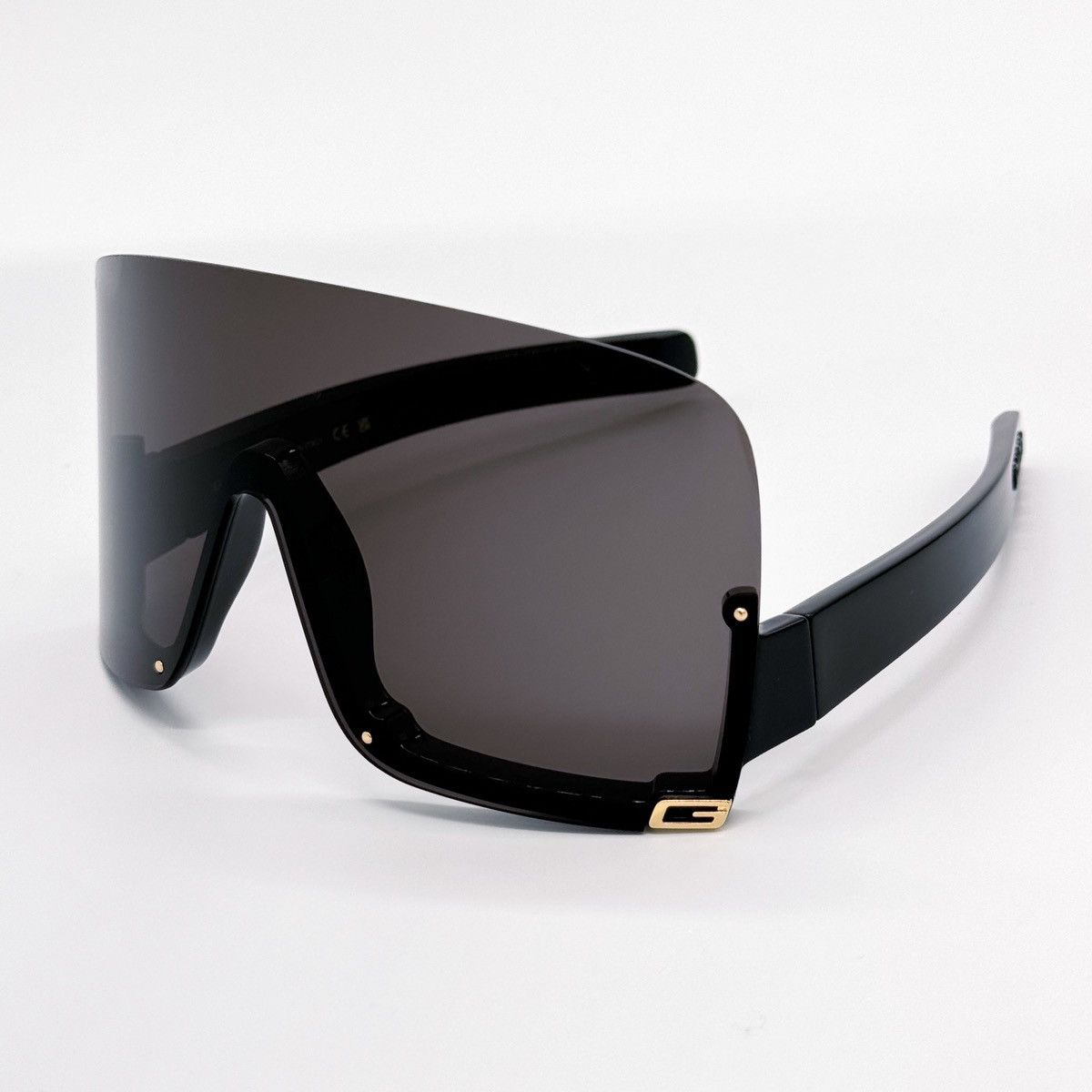 NEW GUCCI GG1631S 004 OVERSIZED BLACK UNISEX SUNGLASSES - 3