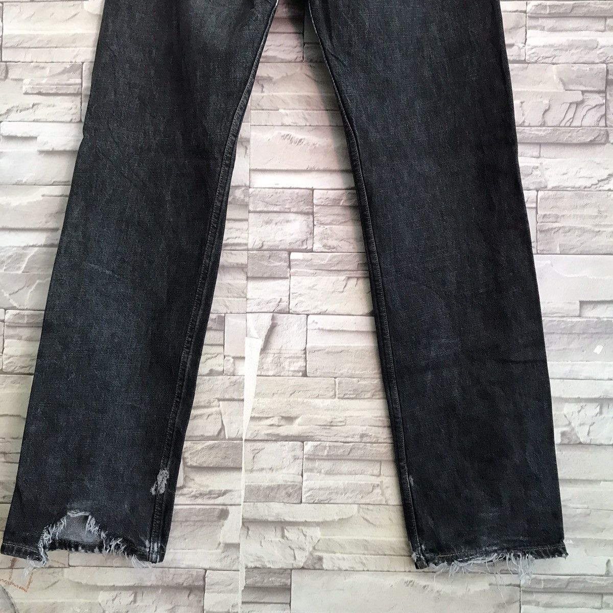 Vintage 90s Levis 501 Distressed Jeans Made in Mexico - 9