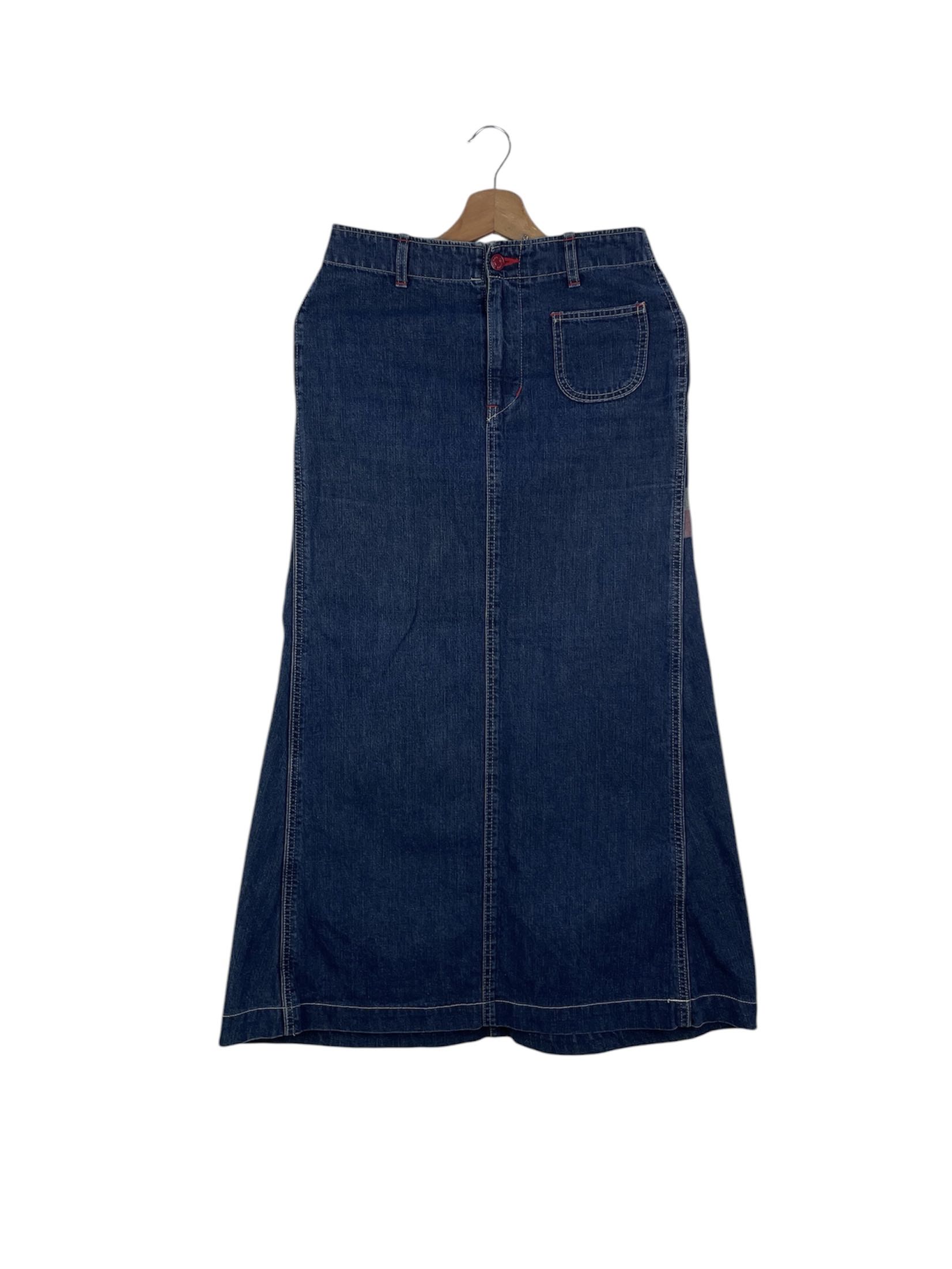 VINTAGE HYSTERIC GLAMOUR MAXI DENIM SKIRT - 2