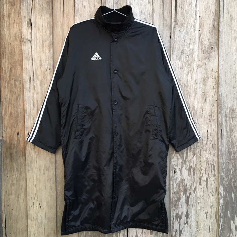 Vintage Adidas Stripes Long Jacket - 1