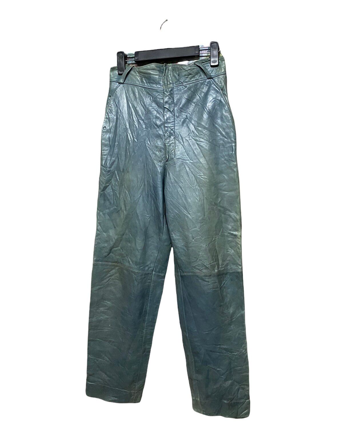 Vtg🍏Gianni Versace Leather Pants - 3