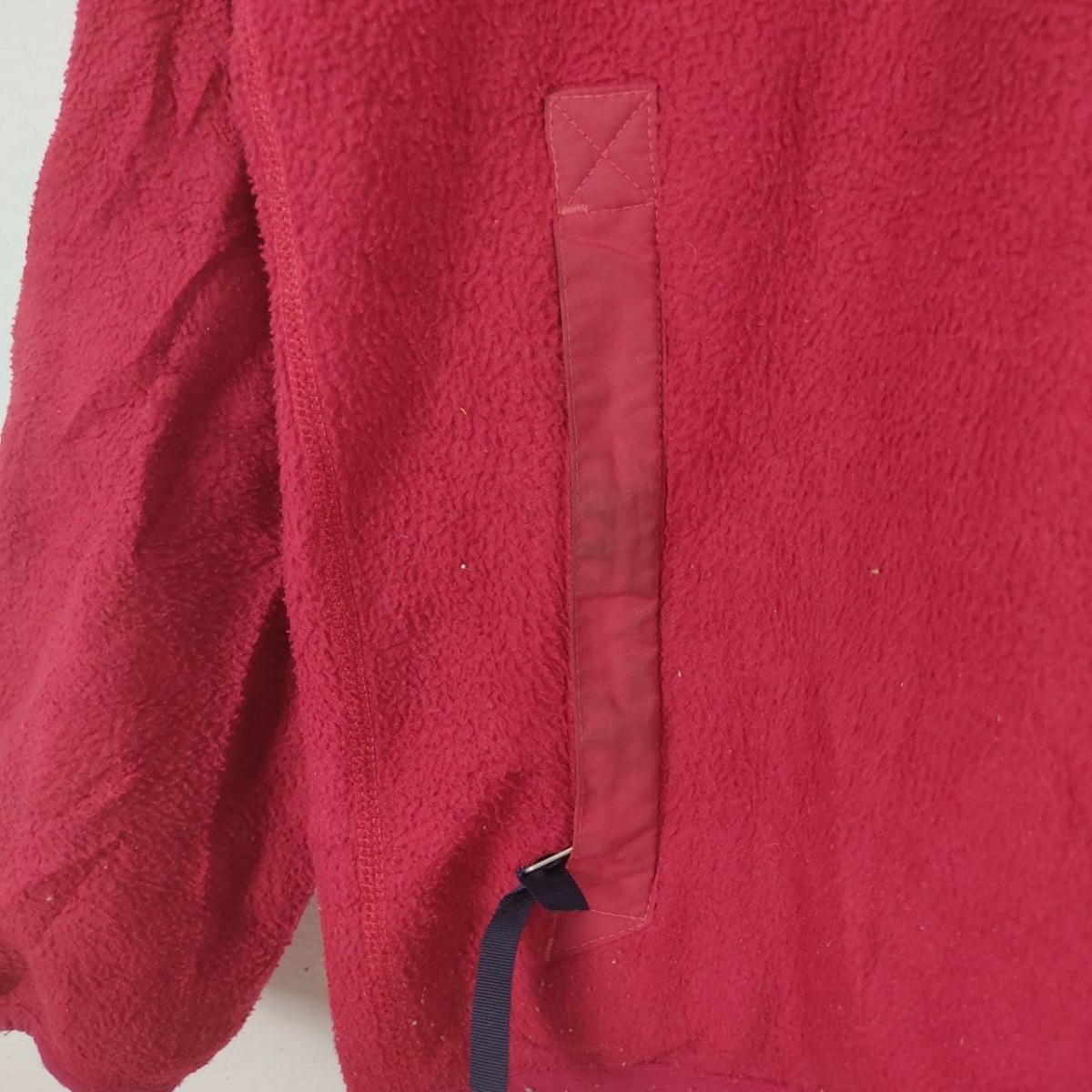 Made In Usa - Synchilla Fleece Red Full Zipper Jacket - 6