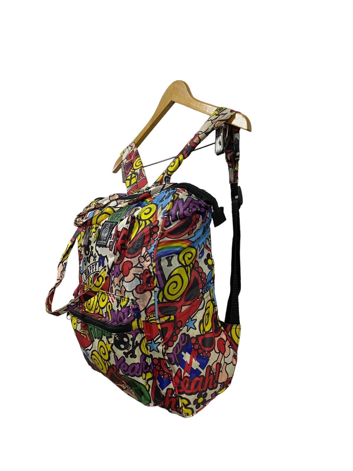 Vtg🔥Hysteric Mini All Over Print Characters 2 Way Backpack - 6