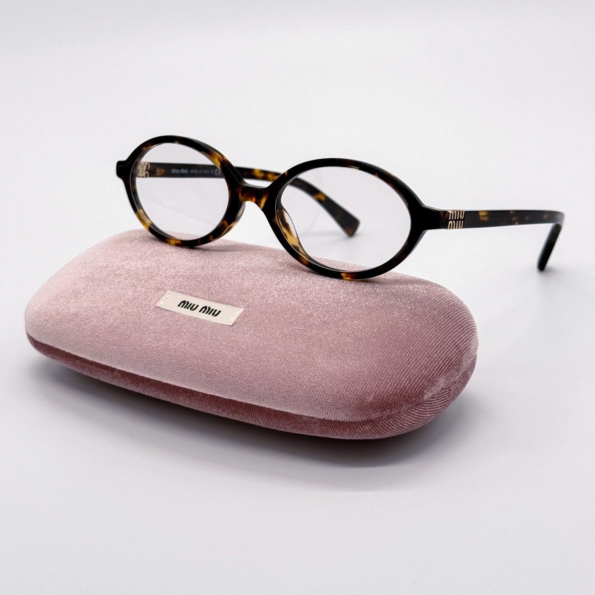 NEW MU04ZS VAU08N WOMEN ROUND EYEGLASSES MIU MIU MU 04ZS - 3