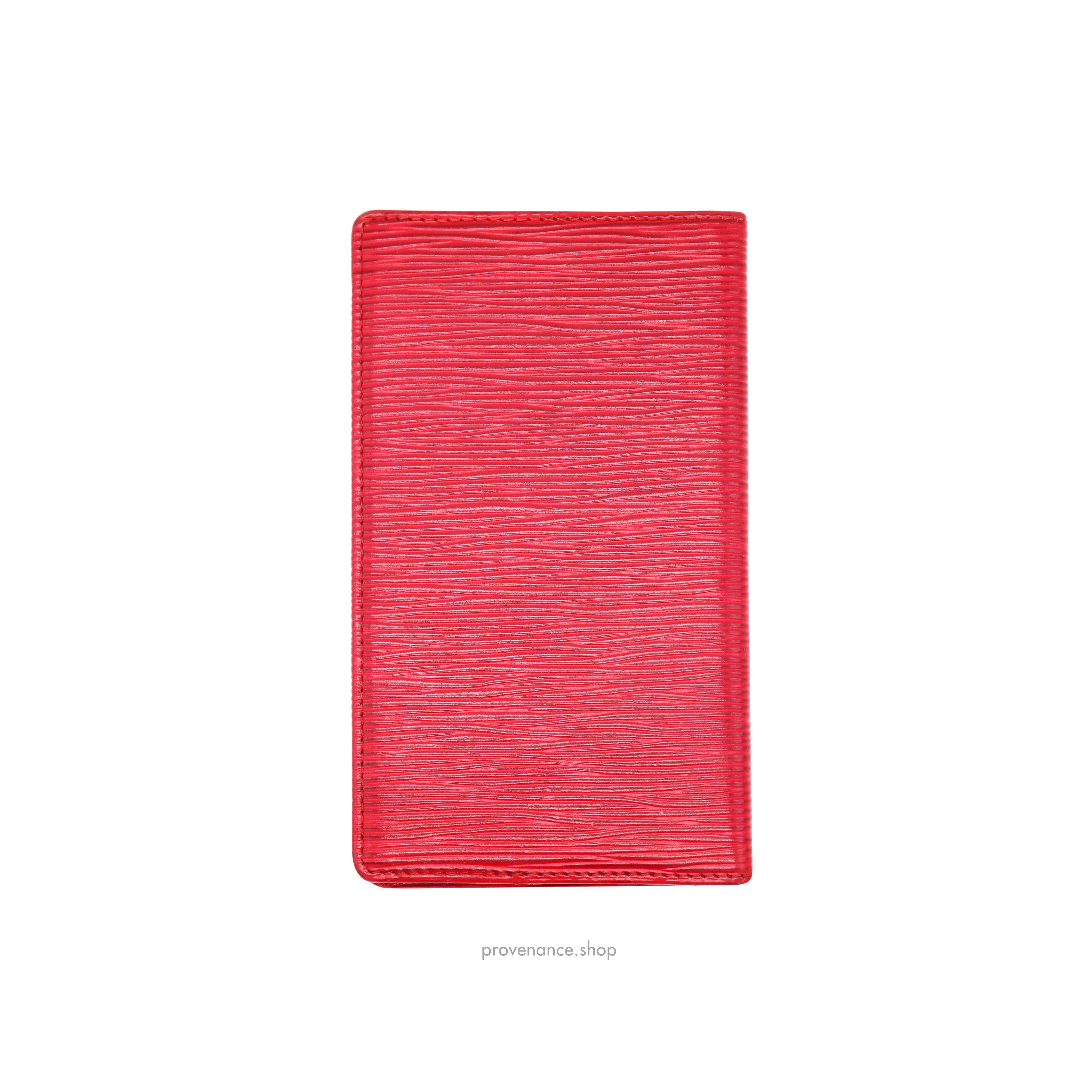 Long Wallet - Red Epi Leather - 3
