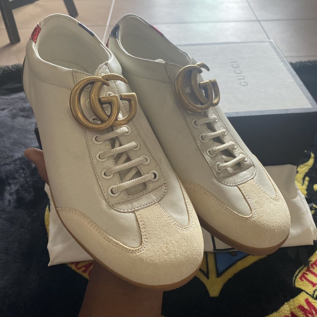 GUCCI GG MARMONT LOW-CUT SNEAKERS - 7