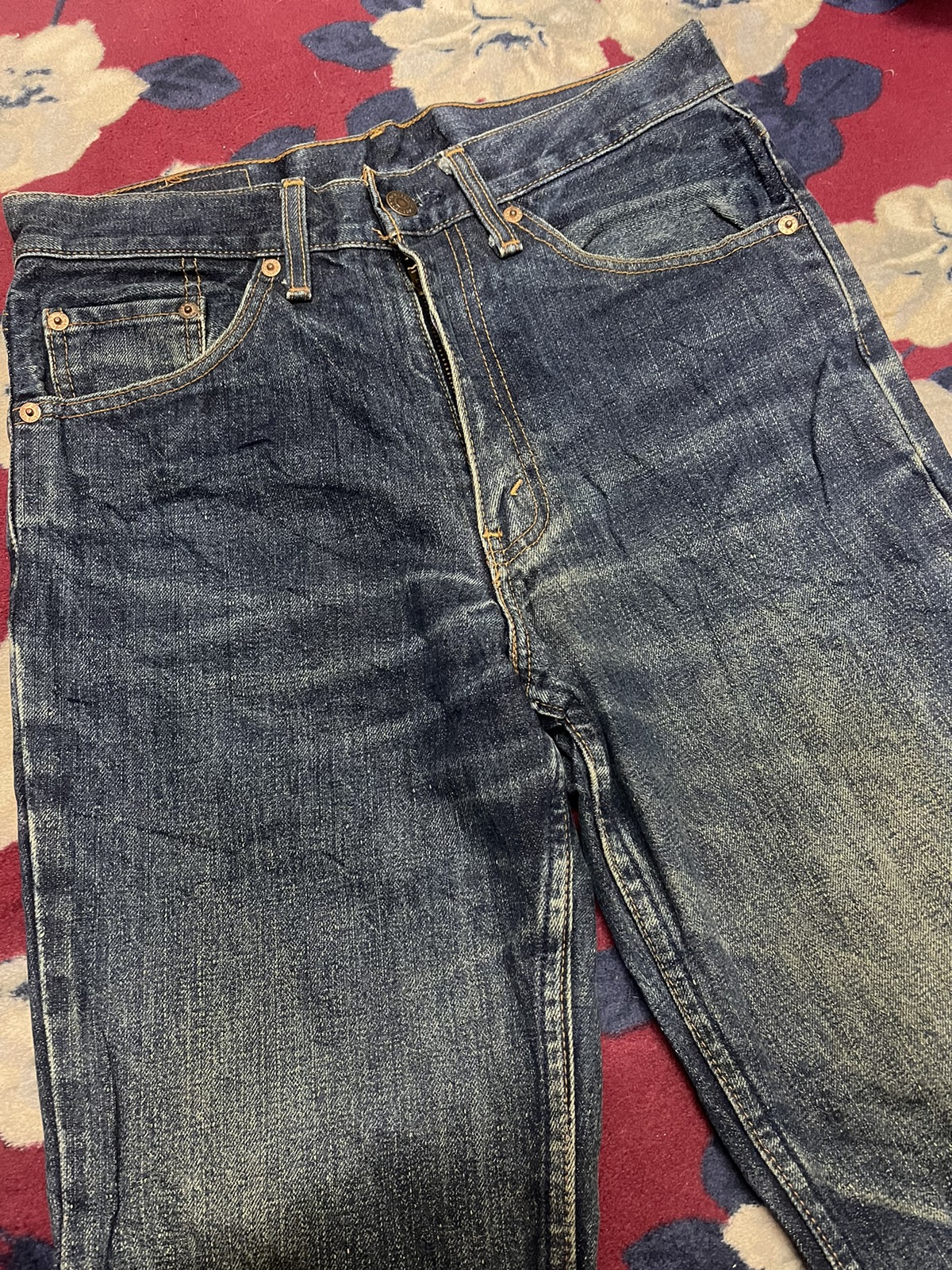 Vintage - Vintage levis 517 denim flaire cutting - 5