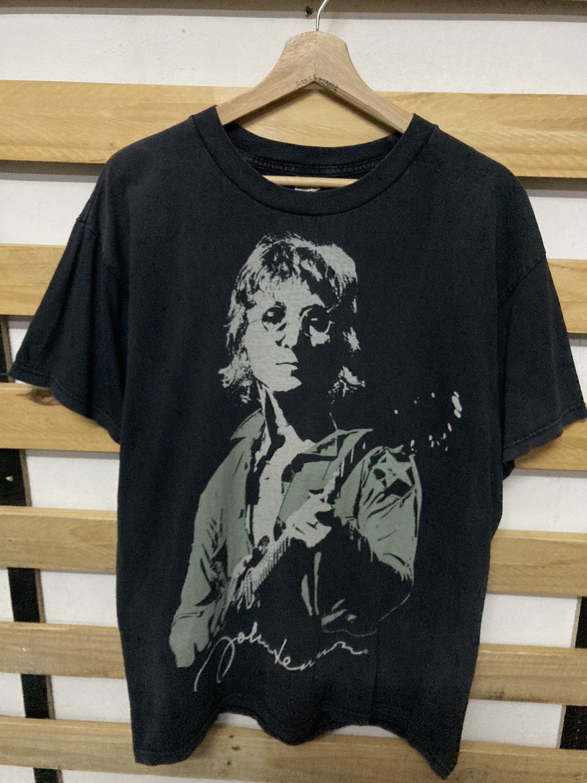 Vintage Y2k John Lennon Yoko Ono Tshirt - 2