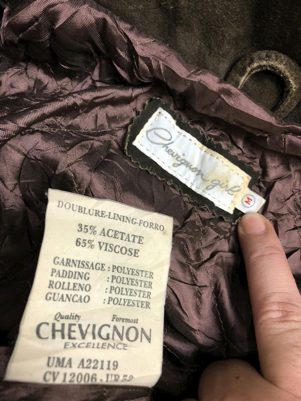 Vintage Chevignon girl leather jacket - 7