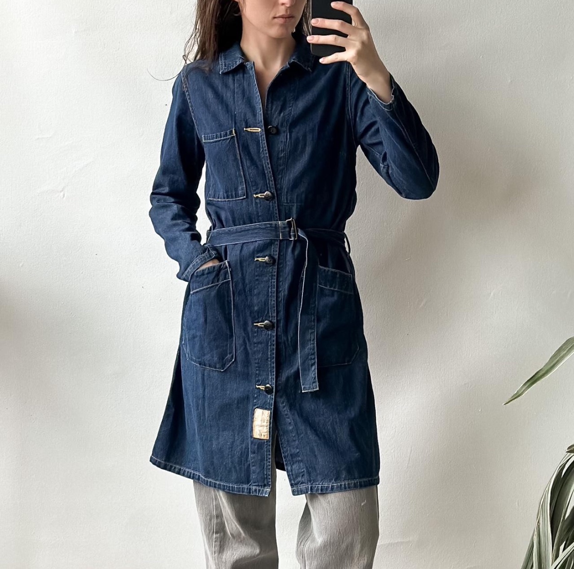 Kapital denim trench coat or dress - 8