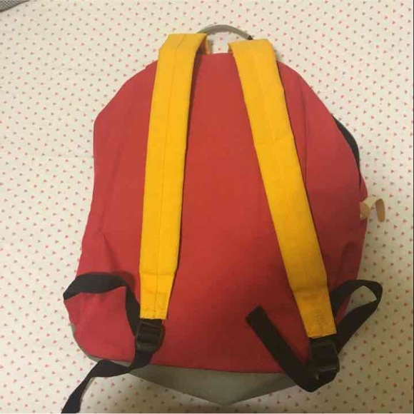 Lightweight Backpack in red and yellow - 2