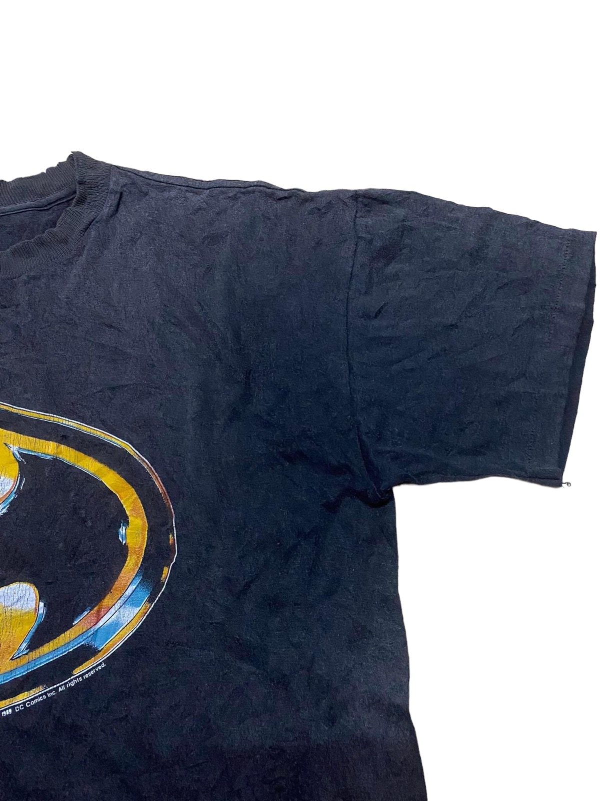 Vintage - 1989 Batman Movie Merchandise Logo Tshirt - 6