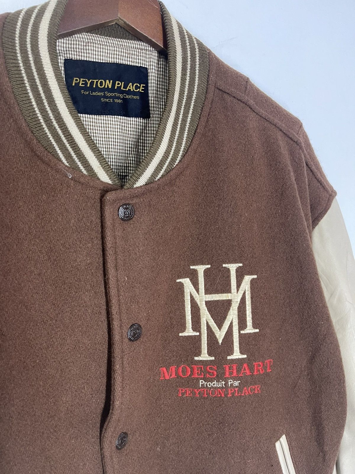 VINTAGE LEATHER VARSITY MOES HART PPFM - 4