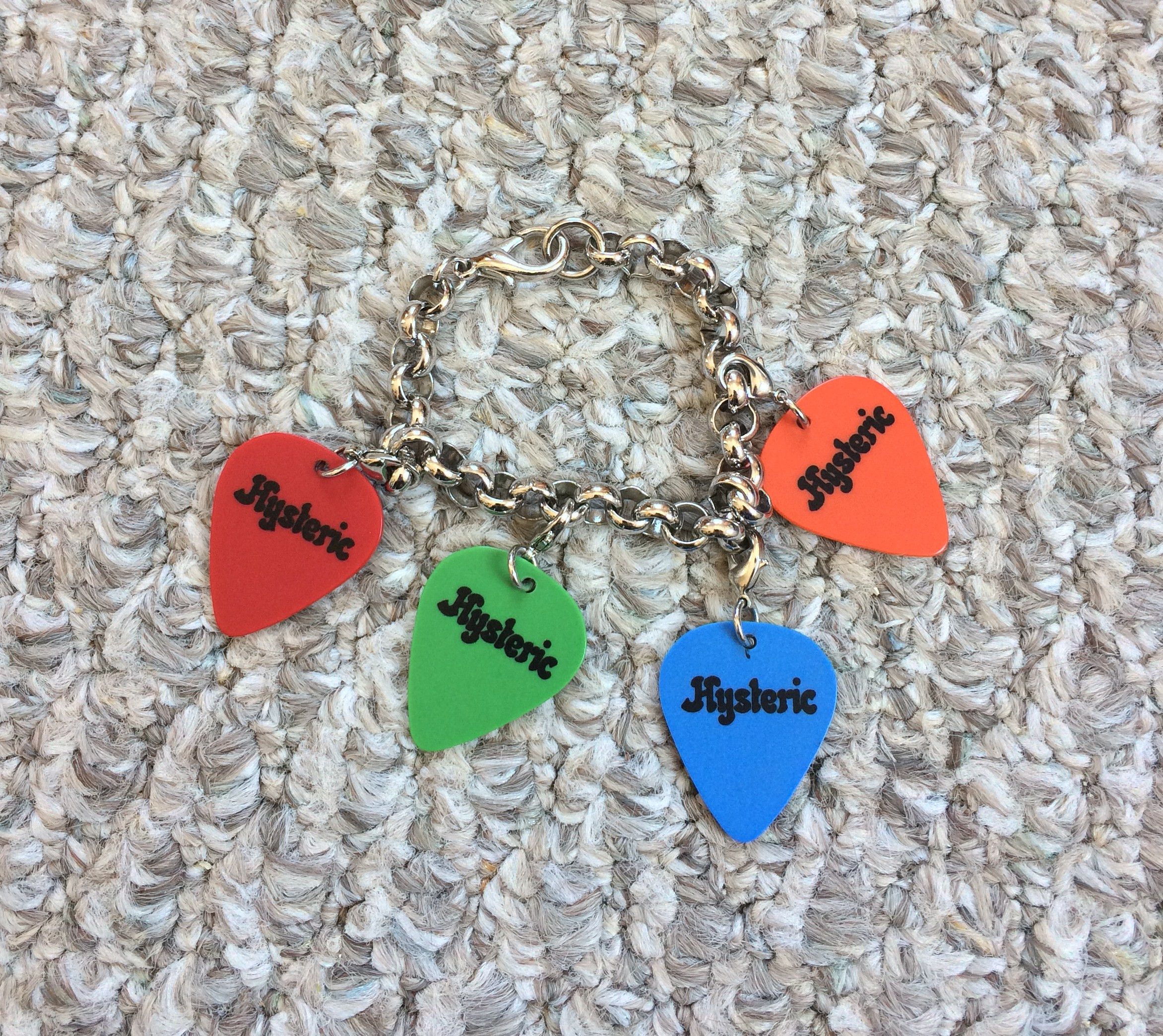 Hysteric Glamour Guitar Pick Charm Bracelet - 2