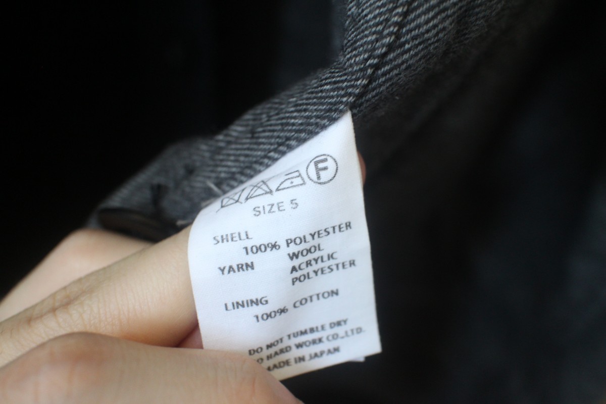 Ts(S) - coverall coat with black overstitch and corduroy collar sz5 - 3