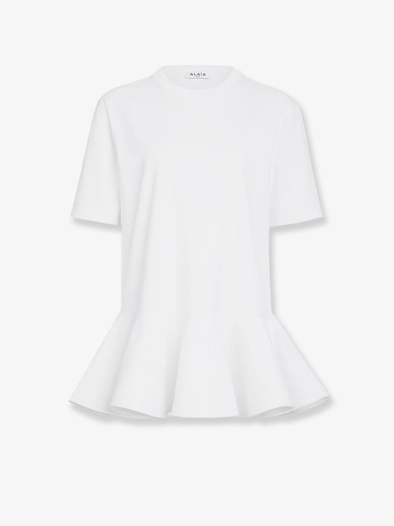 Alaia Crinoline cotton jersey t-shirt (FR 36) - 1