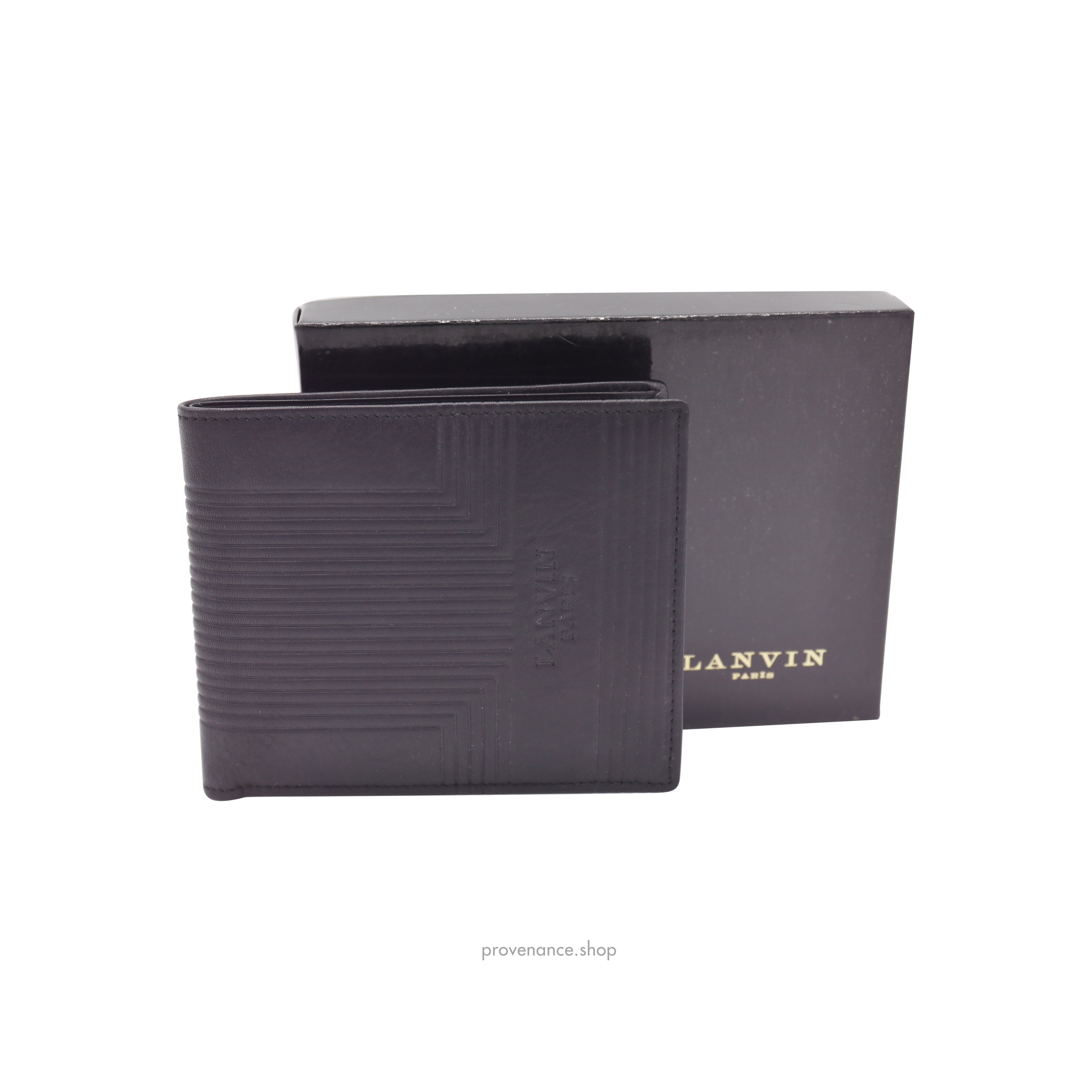 Lanvin Bifold Wallet - Black Leather - 1