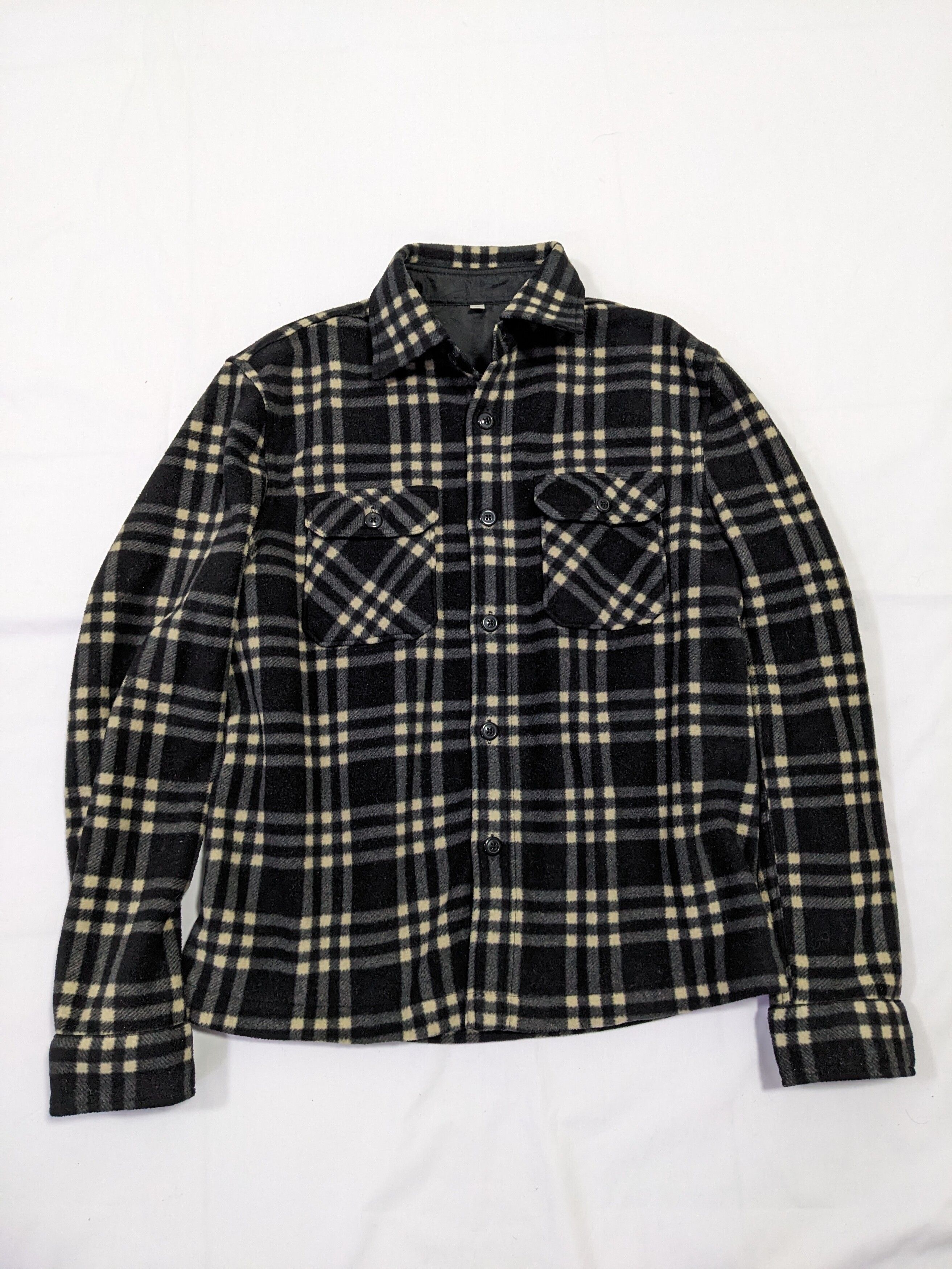 Uniqlo Fleece Long Sleeve Flannel Plaid Checked - 2