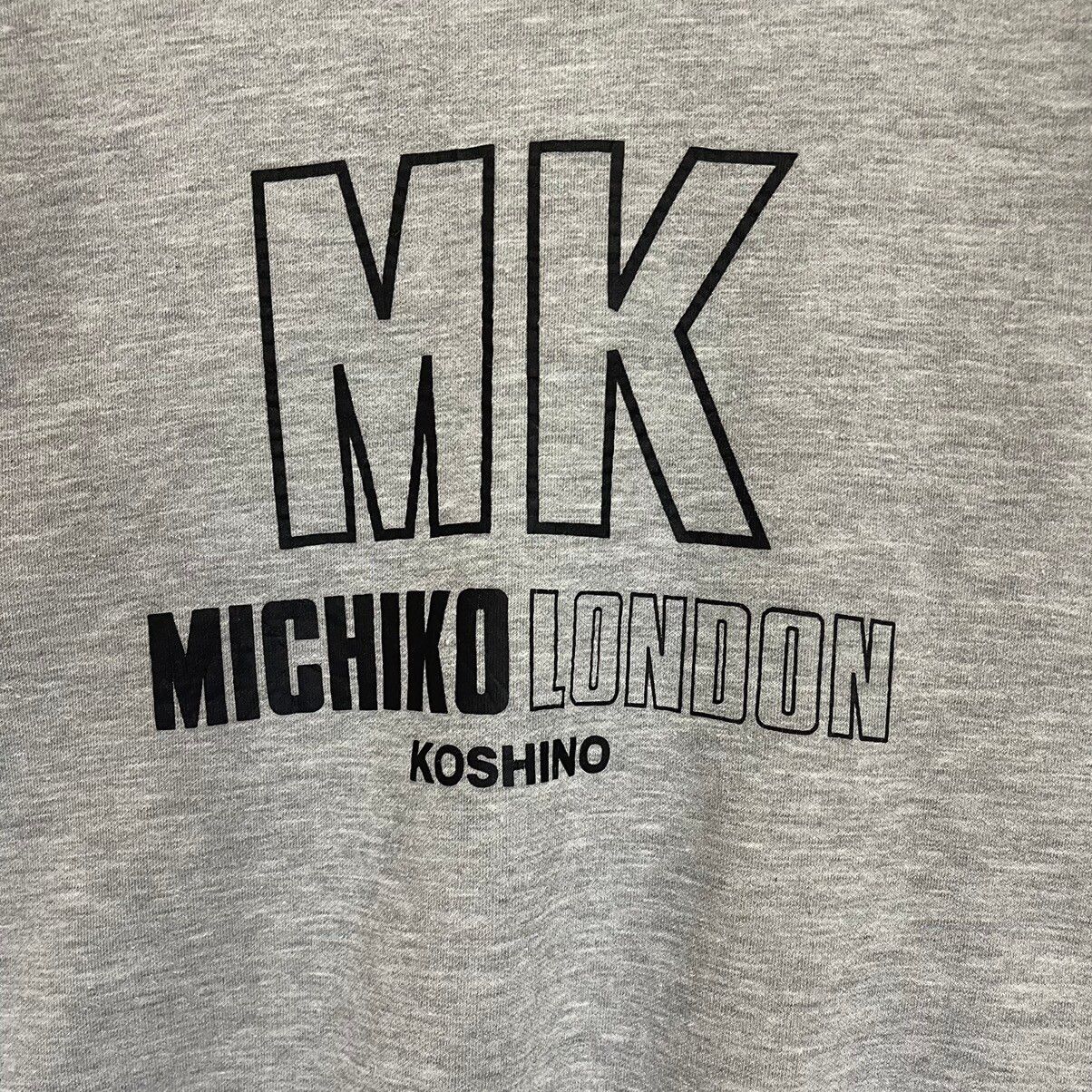 Michiko Koshino - Vintage 90s Michiko London Big Logo Crewneck Sweatshirt - 5
