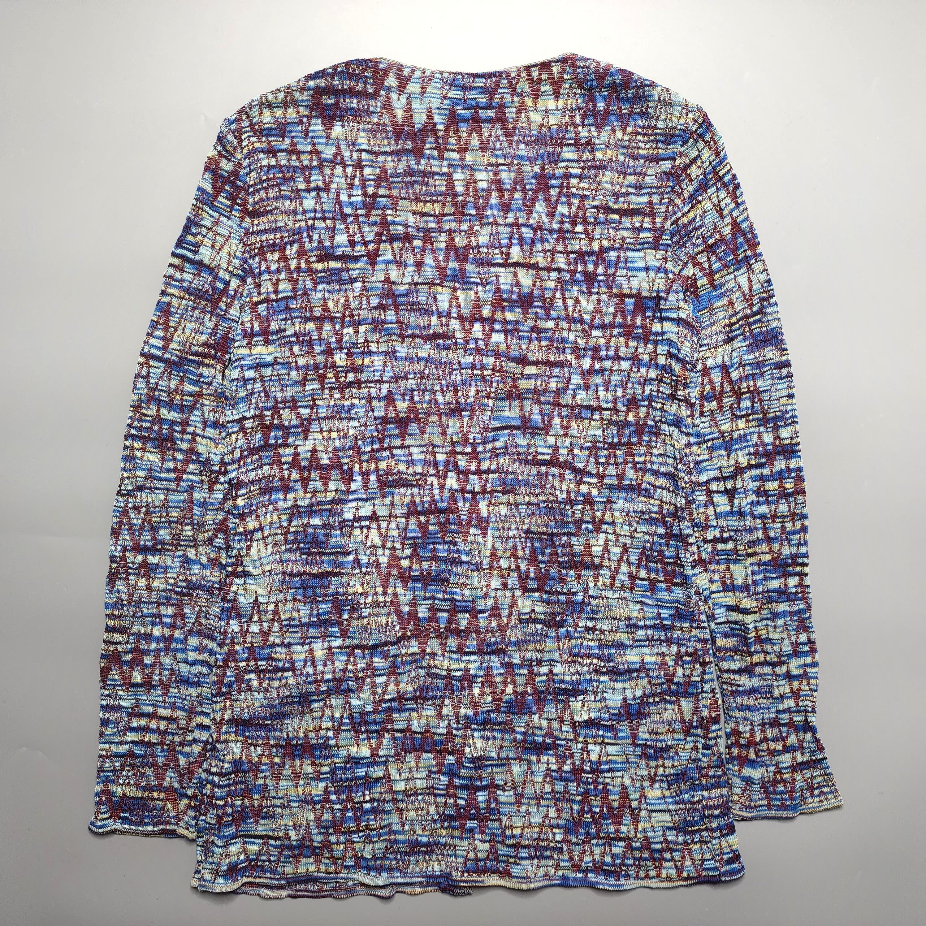 Missoni - Zigzag Knit Multicolor Cardigan - 2