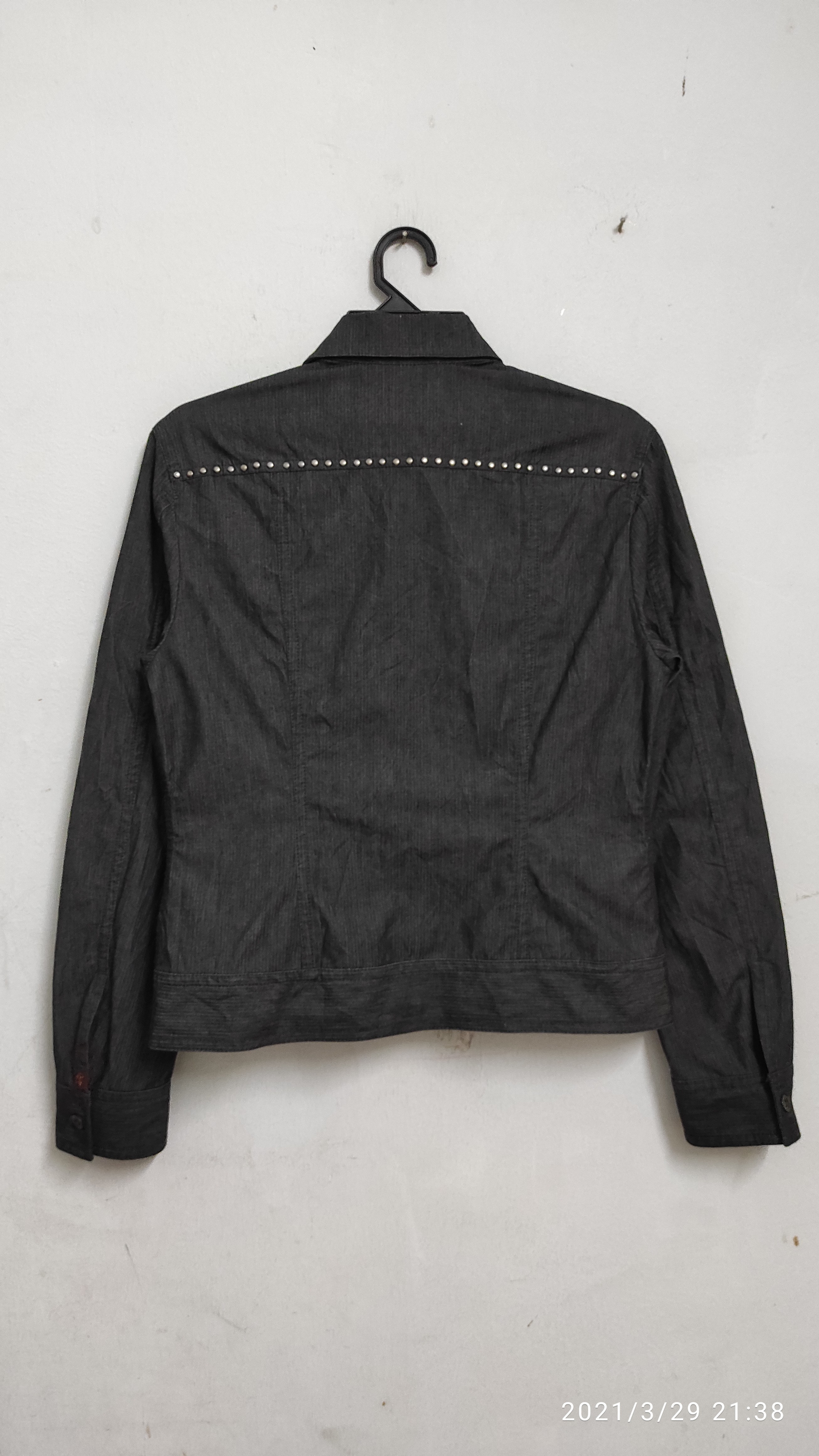 Japanese Brand - Archive Custom Culture Studs denim light Jacket - 2