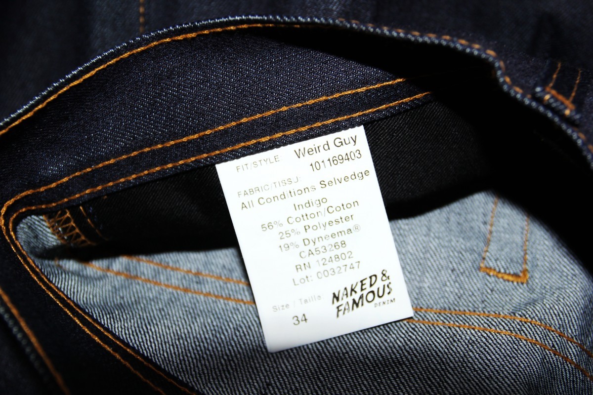 Naked & Famous - BNWT NAKED & FAMOUS WEIRD GUY ALL CONDITIONS SELVEDGE 34 - 13