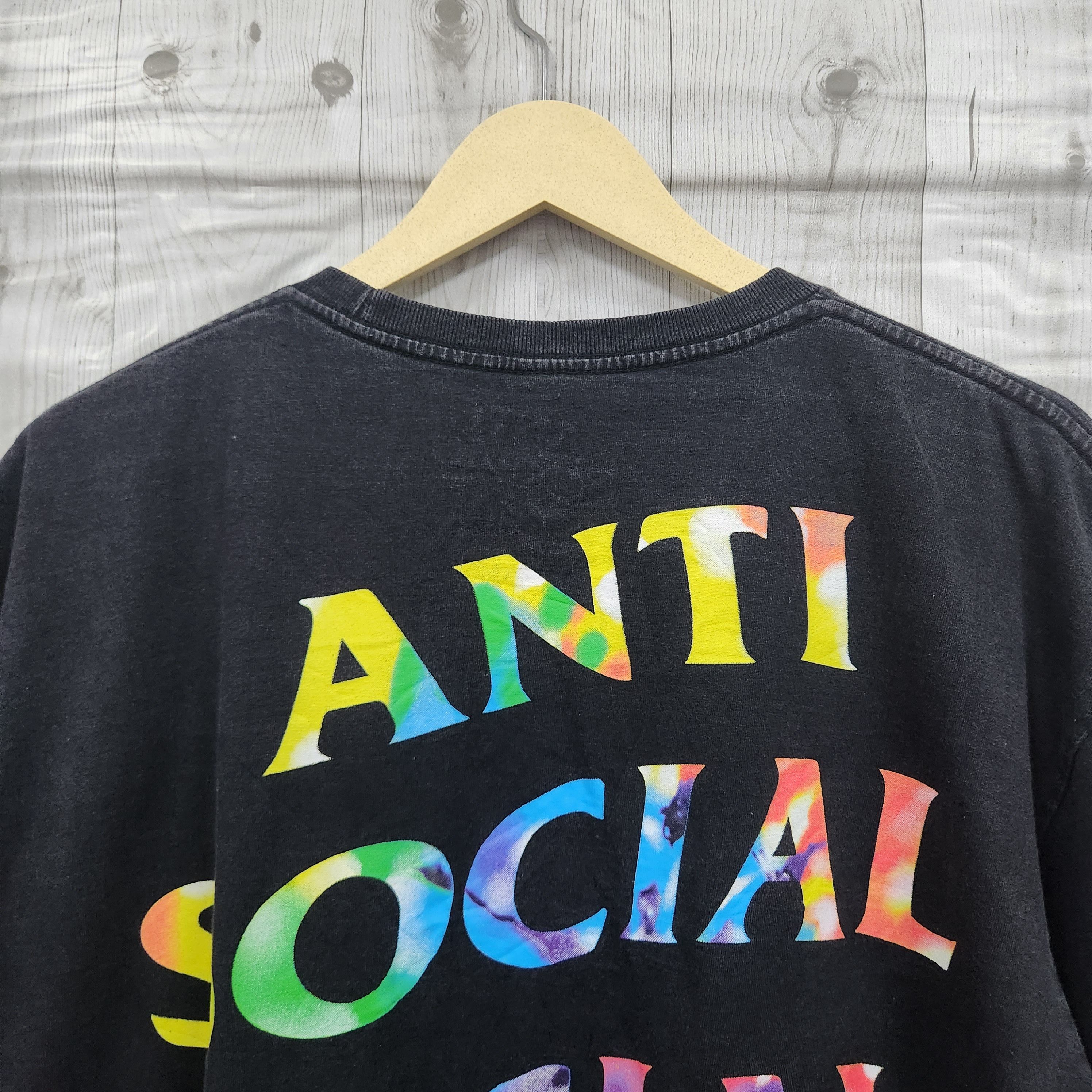 Anti Social Social Club Big Logo Printed TShirt - 8