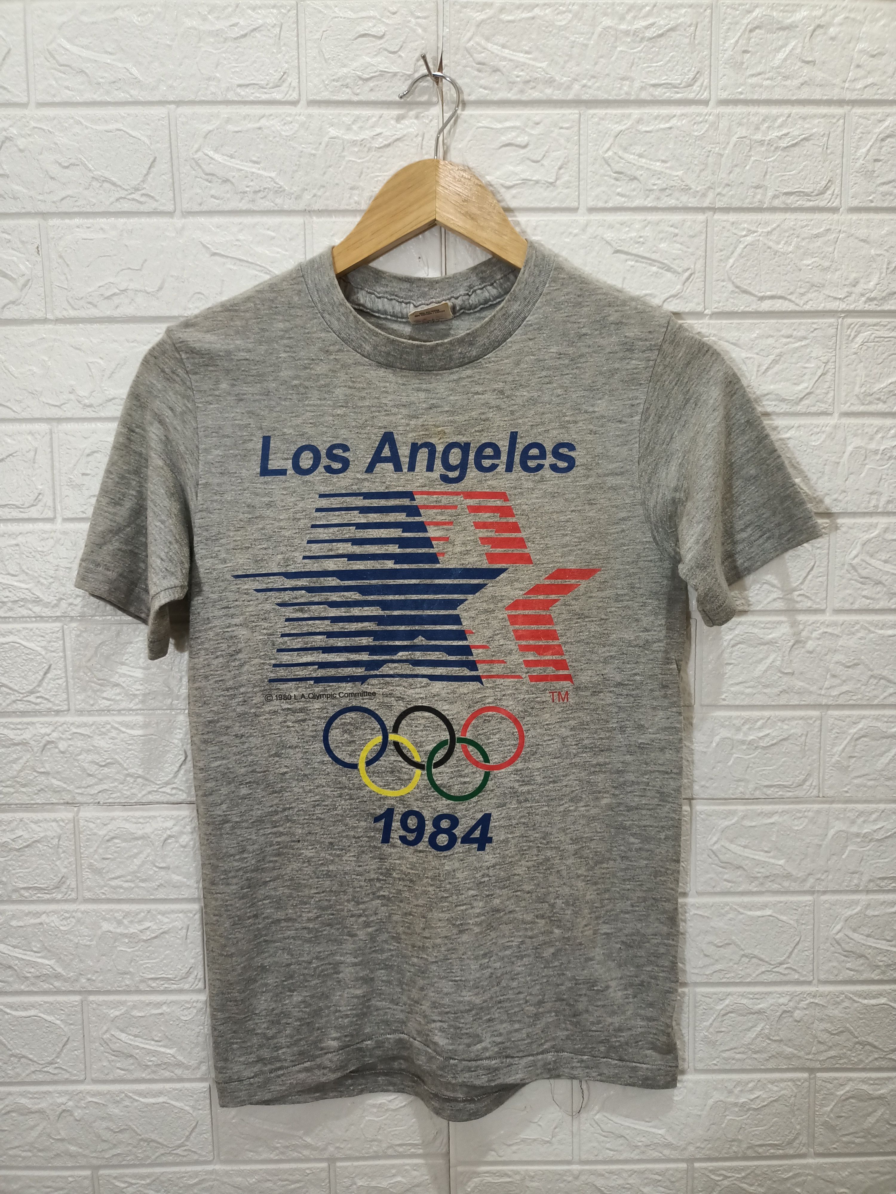 Rare Vintage 1984 Olympics Los Angeles Graphic Tee - 2