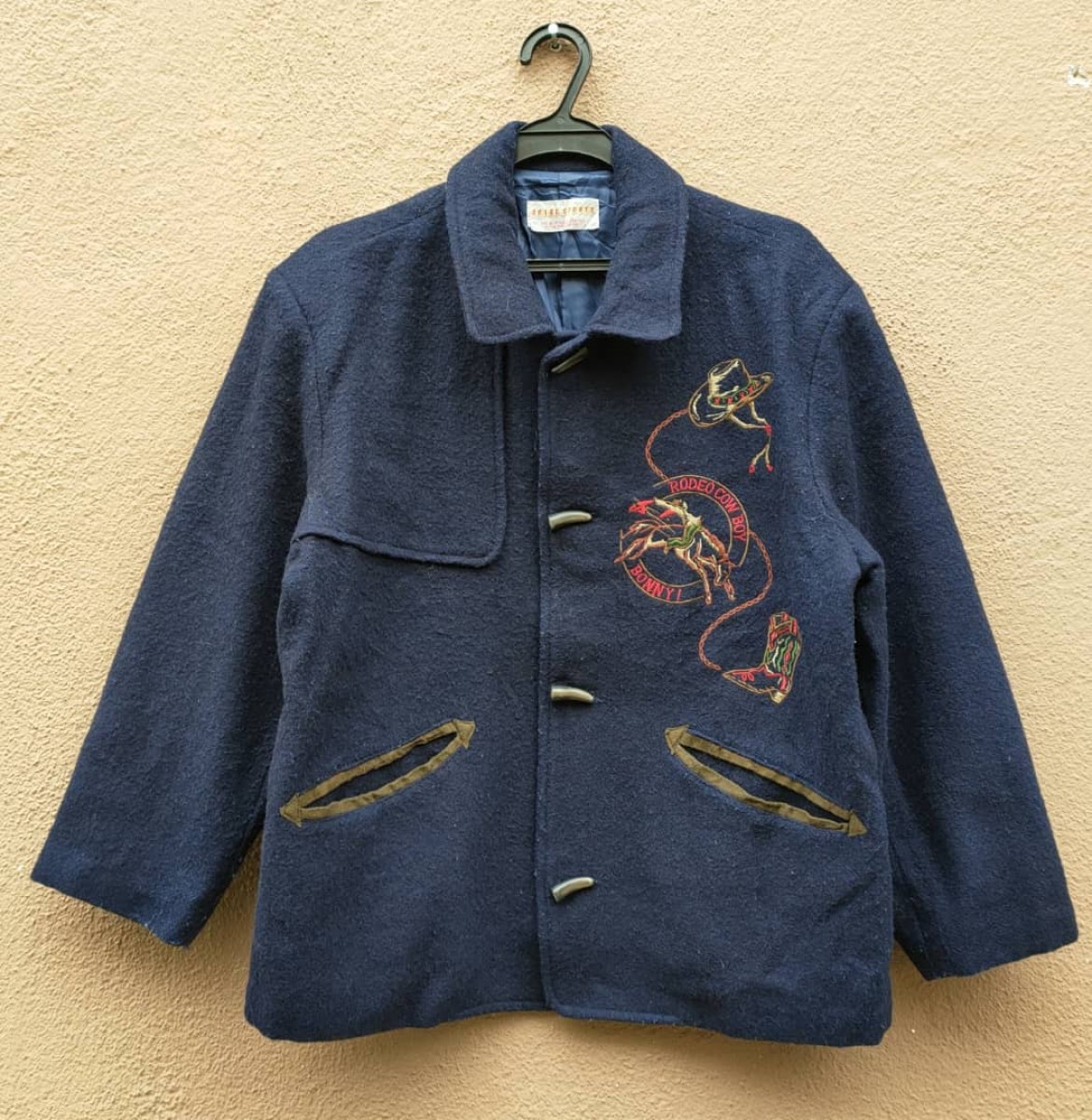 Cowboy Equipment - Embroidered Cowboy Wool Jacket - 1