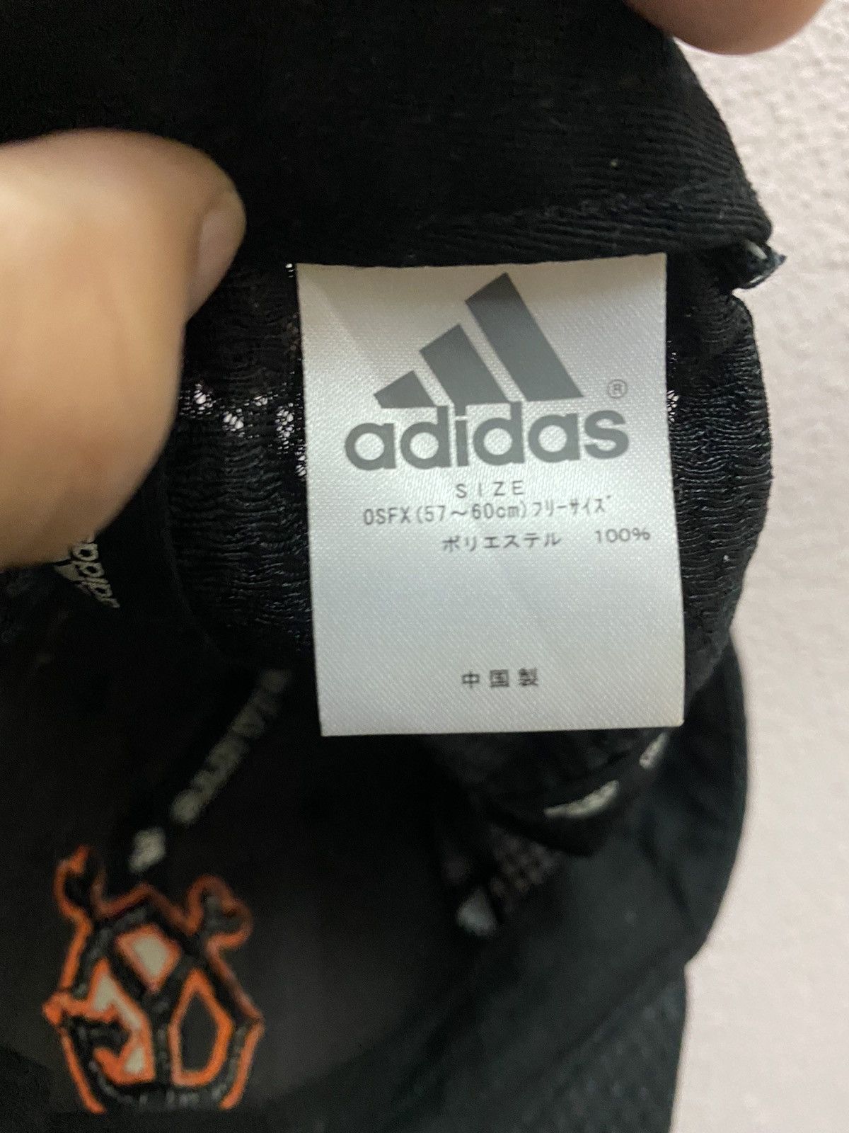 Adidas X Yomiuri Giants Flame Velcro Straps Baseball Cap - 7