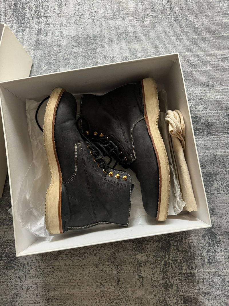 VISVIM 22AW VIRGIL BOOTS-FOLK FIL Limited Edition Black  - 1