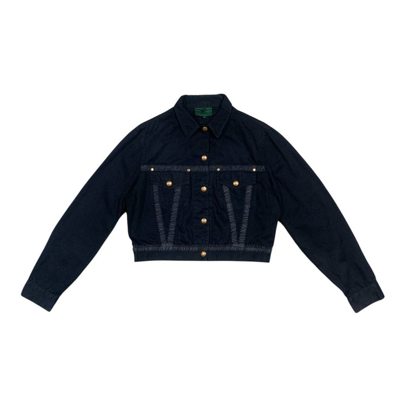 Vintage 90's Junior Gaultier Embroidered Cropped Jacket - 1
