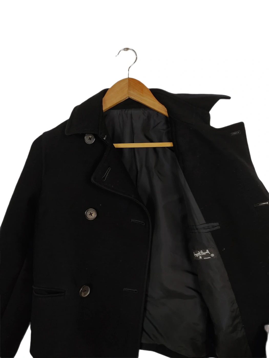 Margaret Howell - Vintage MARGARET HOWELL Black Wool Button Jacket - 6