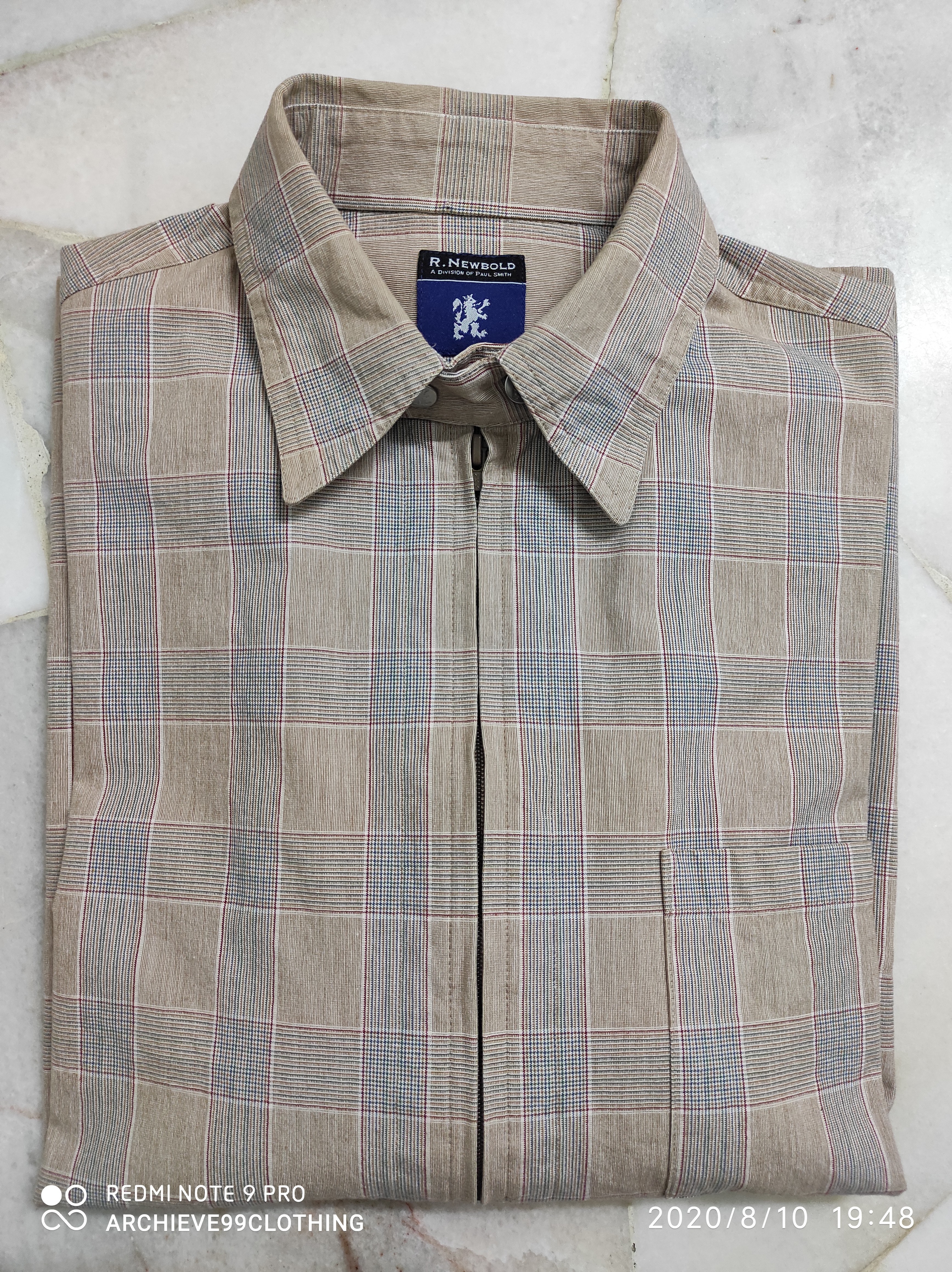 Harrington gingham check plaid Jacket - 14