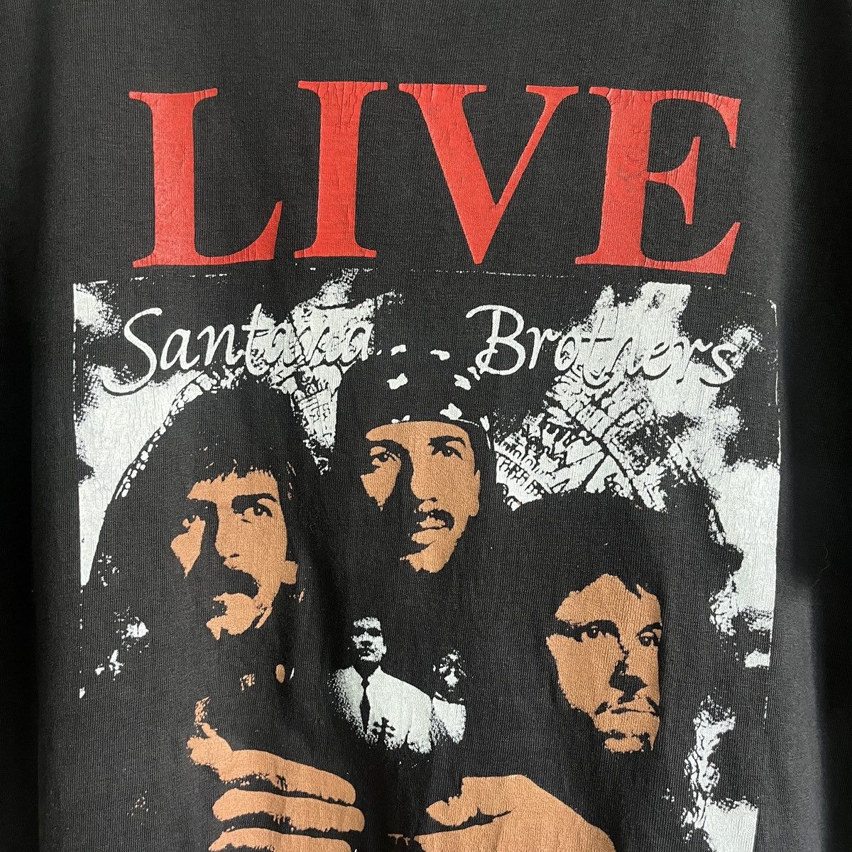 Vintage - Rock Santana Brothers In Concert Tour 95 TShirt - 7