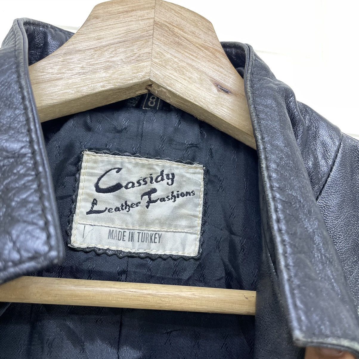Vintage Genuine Leather Jacket Made In Turkey - 11