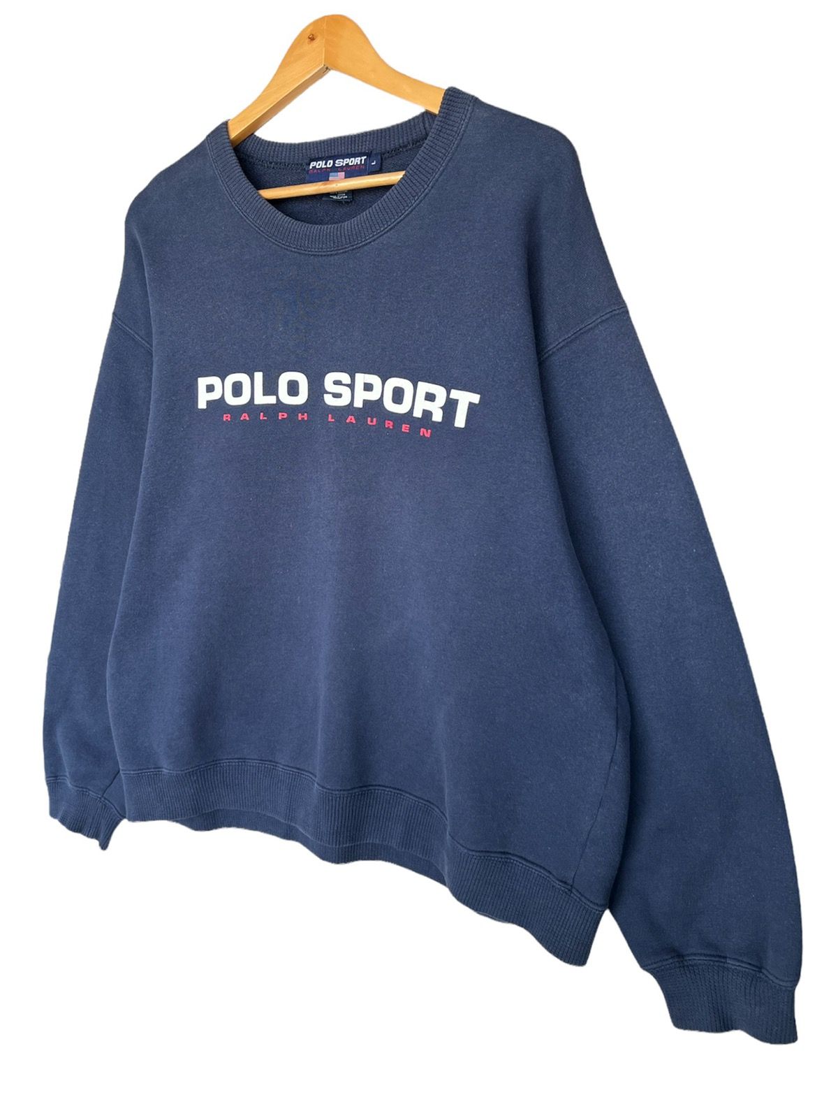 Polo Ralph Lauren - Vintage Polo Sport Ralph Lauren Spellout Sweatshirt Large - 2